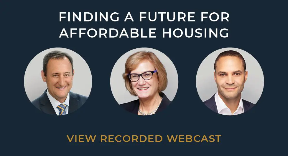 Webcast Recording: Finding A Future For Affordable Housing 7 In Conversation Webinar - Finding A Future For Affordable Housing
