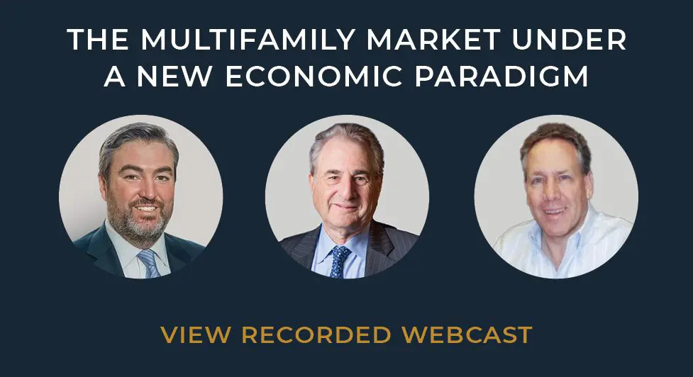 Webcast Recording: The Multifamily Market Under A New Economic Paradigm 9 In Conversation Webinar - The Multifamily Market Under A New Economic Paradigm